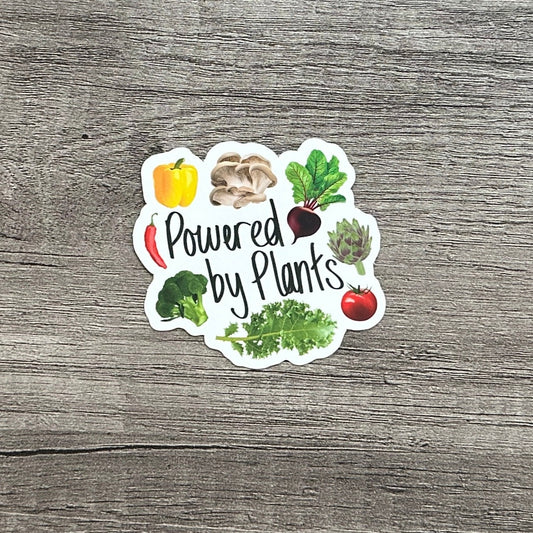 Powered by Plants Sticker