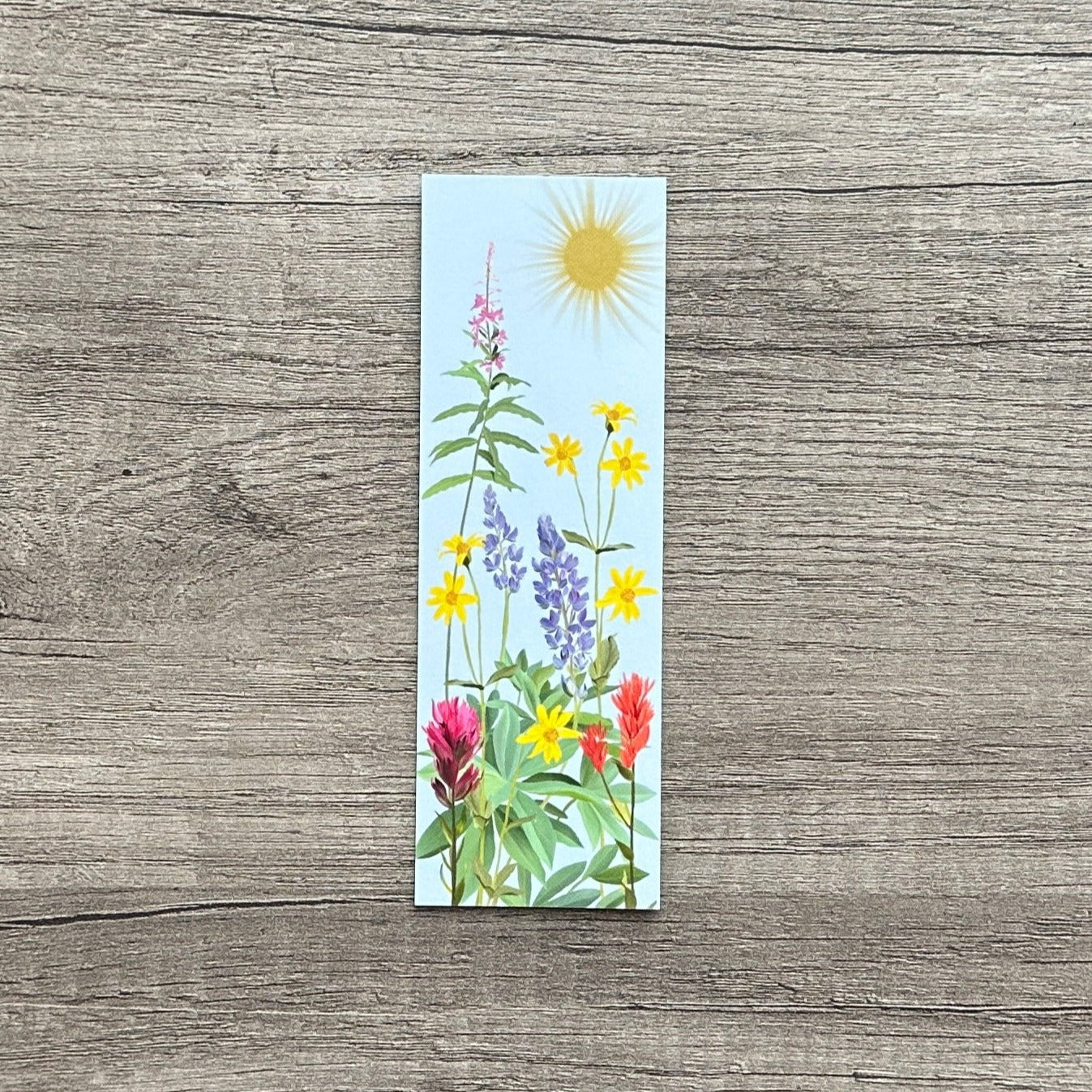 Rainier Wildflowers Bookmark